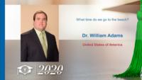 Dr. William Adams, United States of America, What time do we go to the beach?